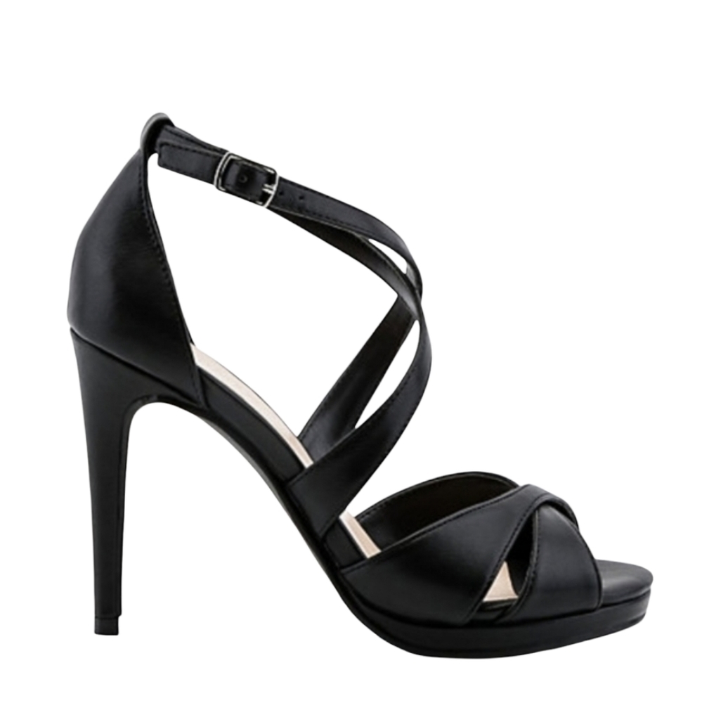 Le Chateau Black Platform Sandals